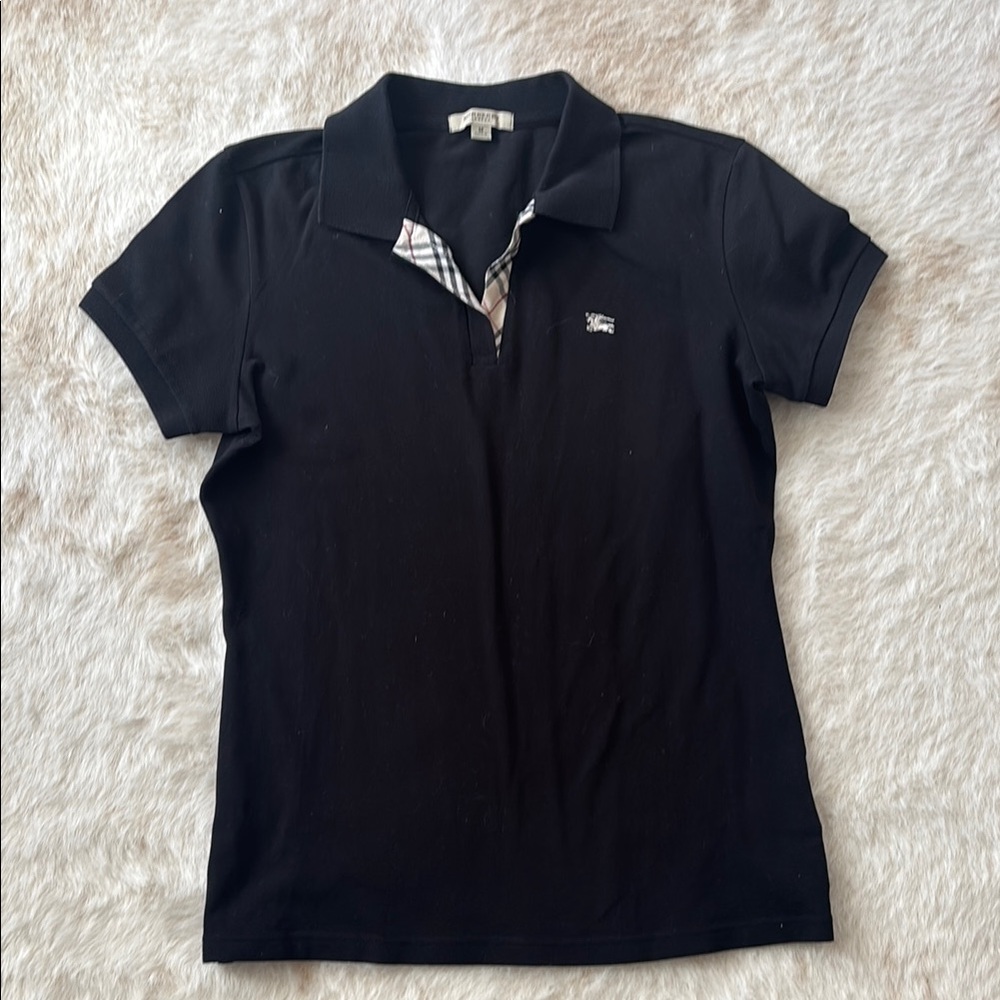 Burberry Black Polo Shirt